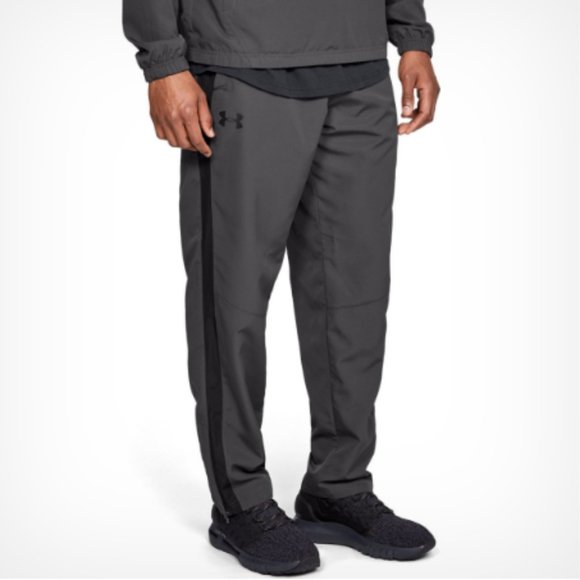 UNDER ARMOUR JOGGERS /ANKLE ZIPPERS LARGE - Picture 1 of 10